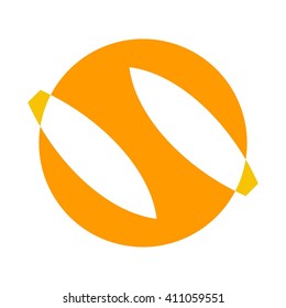 Surf board logo vector. Letter S logo vector.
