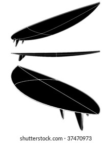 Surf Board Vector 01