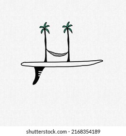 Surf design and logo