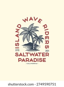 Surf enthusiast graphic tshirt design templates