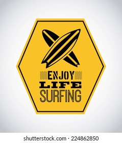 surf graphic design , vector illustration