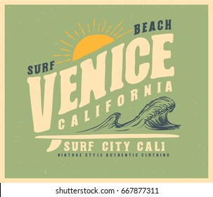 surf graphic. Sunset. T-shirt Printing. Surfing Design.