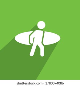 Surf Icon vector, Sports Icon Vector