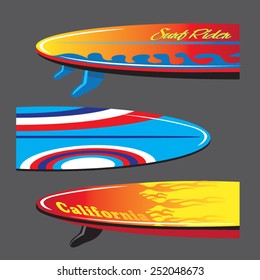 Surf illustration, t-shirt graphics, vectors, sport 