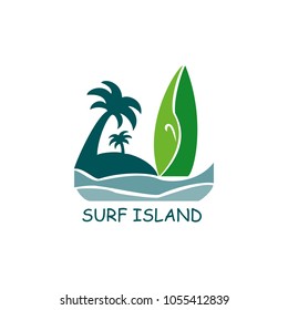 Surf island logo