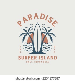 Surf logo design template for surf club, surf shop, surf merch. 