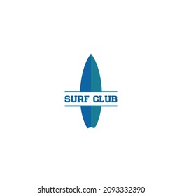 surf logo template vector, icon in white background