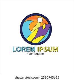 Surf Logo vector suitable for illustration of vacation on the beach