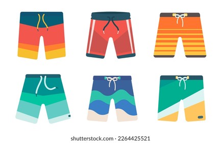 Surf pants. Clothing for water activities in surfing. summer seaside relaxation