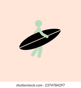 Surf-People-Logo-Design, Vektorgrafik