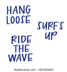 Surf phrases set