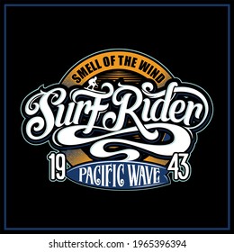 "Surf Rider" Can be used for digital printing and screen printing