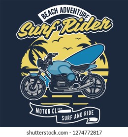 Surf Rider Tshirt Design