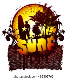 surf shield with famous rider