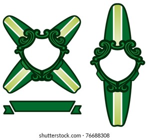 surf shield with green table