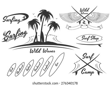 Surf shop design elements