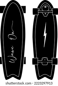 Surf Skate, surf, Skate logo skate, life sltyle, vector illustration, icon element background