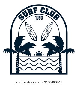 surf sport frame with surfboards