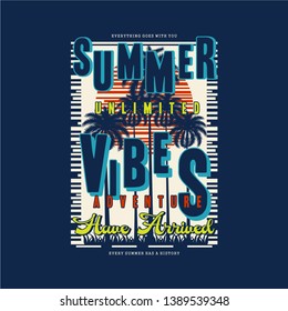 surf summer time graphic design typography for print t shirt