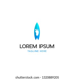 Surf Surfing Creative Vector Logo Design