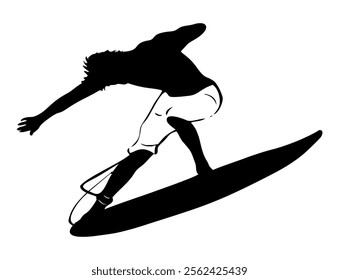 SURF SURFISTA ARTE MAR ESPORTE VETOR 01