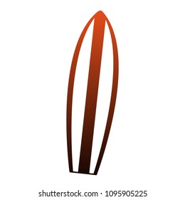 Surf table cartoon red lines