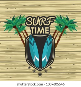 Surf time card