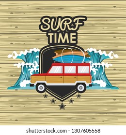 Surf time card