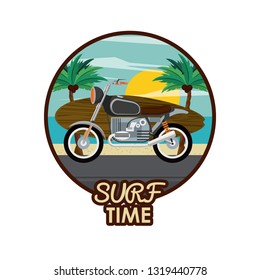 surf time cartoon