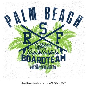 surf t-shirt graphic