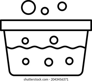 Surf Tub icon vector image. Can also be used for web apps, mobile apps and print media.