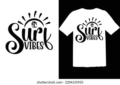 Surf vibes svg design file