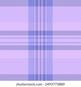 Surface background check fabric, ornament textile plaid pattern. Packaging texture tartan seamless vector in light and blue colors palette.