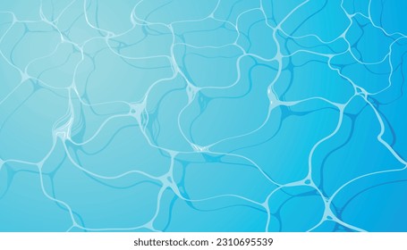 Superficie del agua de mar limpia como fondo