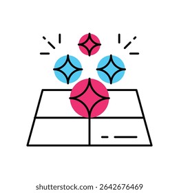 Surface Clean Vector Filled outline illustration style icon. EPS 10 file 