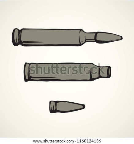 Surface defense antiaircraft launcher long range system device on white background. Black ink hand drawn logo sketch in retro doodle cartoon silhouette graphic style. Closeup view with space for text