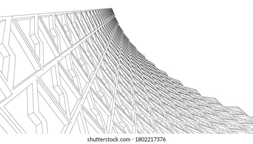 surface design curved shape 3d graphics