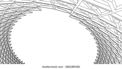 surface design curved shape 3d graphics