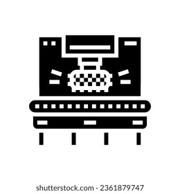 surface finishing manufacturing engineer glyph icon vector. surface finishing manufacturing engineer sign. isolated symbol illustration