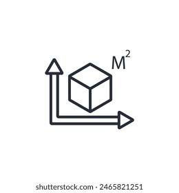 surface icon. vector.Editable stroke.linear style sign for use web design,logo.Symbol illustration.
