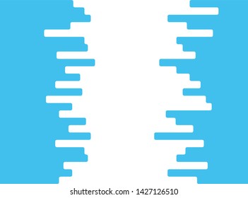 Surface light blue and white bar design use as background 