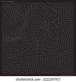 surface of lines with abstract shapes