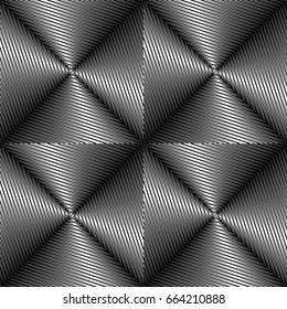 Surface pattern design with linear ornament. Black diagonal sharp lines abstract background. Stripes motif. Image with slanted rays. Digital paper, web design, textile print. Vector art illustration