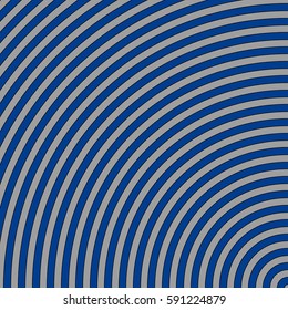 Surface pattern design with symmetrical curves ornament. Rounded color lines. Striped motif. Stripes wallpaper. Digital paper for page fills, web designing, textile print. Vector art illustration.