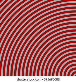 Surface pattern design with symmetrical curves ornament. Rounded color lines. Striped motif. Stripes wallpaper. Digital paper for page fills, web designing, textile print. Vector art illustration.