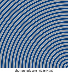 Surface pattern design with symmetrical curves ornament. Rounded color lines. Striped motif. Stripes wallpaper. Digital paper for page fills, web designing, textile print. Vector art illustration.