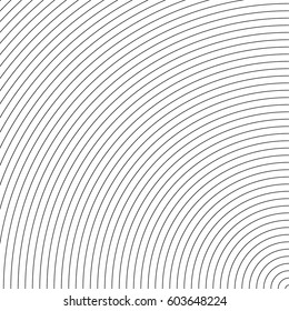 Surface pattern design with symmetrical curves ornament. Rounded color lines. Striped motif. Stripes wallpaper. Digital paper for page fills, web designing, textile print. Vector art illustration.