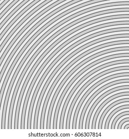 Surface pattern design with symmetrical curves ornament. Rounded color lines. Striped motif. Stripes wallpaper. Digital paper for page fills, web designing, textile print. Vector art illustration.