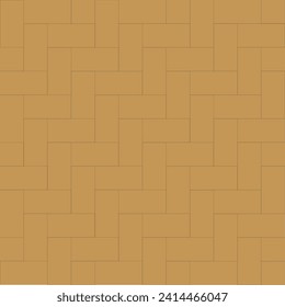 The surface pattern of the mat alternates with a seamless pattern on the floor.