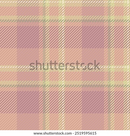 Surface seamless fabric background, other check textile vector. Masculine pattern plaid texture tartan in pastel and light colors.